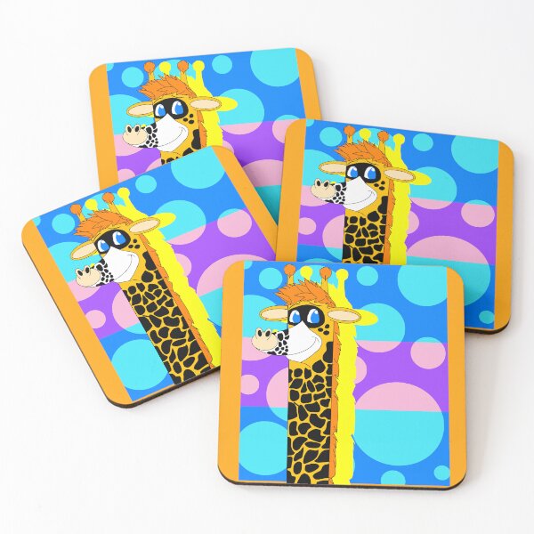 Item preview, Furry Giraffe/Purple-blue designed and sold by Adam Hernán.