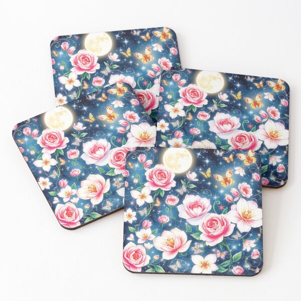Item preview, Moonlit Garden of Enchanted Blooms designed and sold by DollyWonderland.
