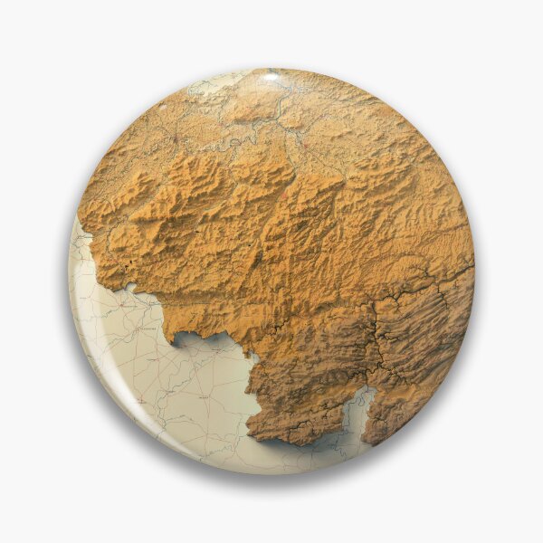 Item preview, 1880 Belgium Shaded Relief Map digitally-rendered designed and sold by ThinkAboutMaps.