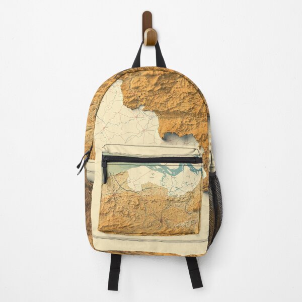 Item preview, 1880 Belgium Shaded Relief Map digitally-rendered designed and sold by ThinkAboutMaps.