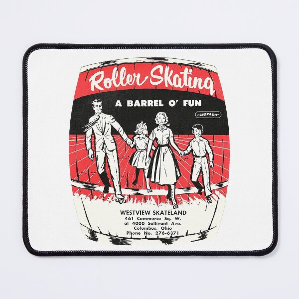 Item preview, Westview Skateland Columbus Ohio Roller Skating Rink Sticker Decal Label Design 2 designed and sold by tislord.