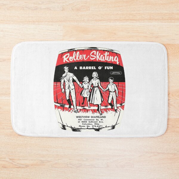 Item preview, Westview Skateland Columbus Ohio Roller Skating Rink Sticker Decal Label Design 2 designed and sold by tislord.