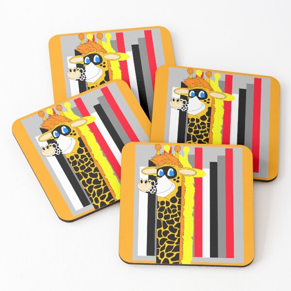 Item preview, Furry Giraffe/Stripes designed and sold by Adam Hernán.