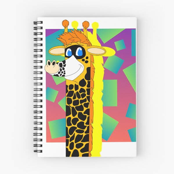 Item preview, Furry Giraffe/Gradient Plaid designed and sold by Adam Hernán.
