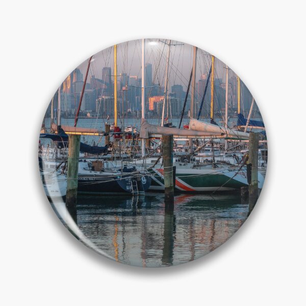 Item preview, Williamstown Sunrise with Boat Detail, Melbourne designed and sold by Kate Powick.
