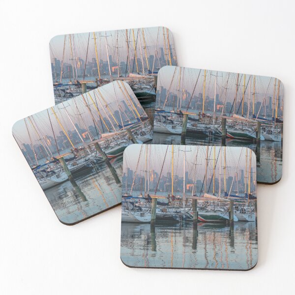 Item preview, Williamstown Sunrise with Boat Detail, Melbourne designed and sold by Kate Powick.