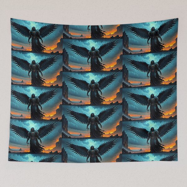 Item preview, Black Winged Angel designed and sold by Earth Nature Creations.