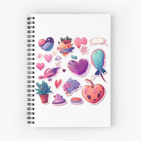Item preview, Aesthetic Heart & Nature Sticker Pack – Romantic & Whimsical Gift designed and sold by SanadDiab.