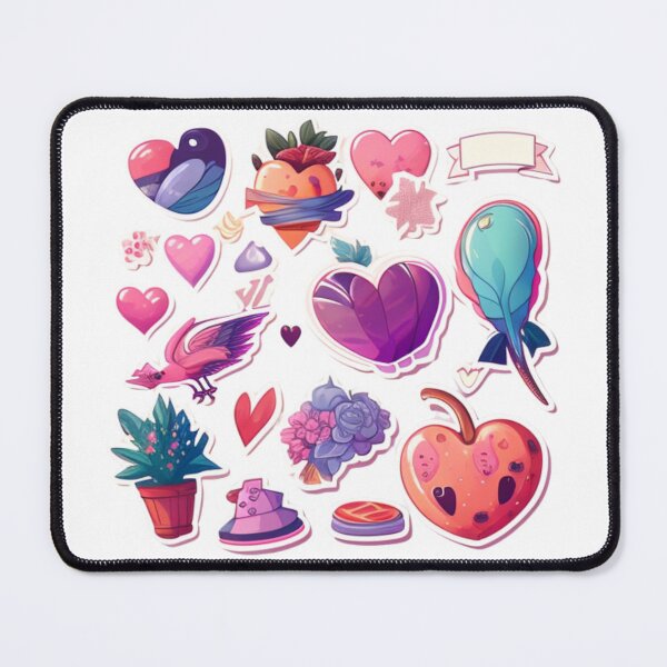 Item preview, Aesthetic Heart & Nature Sticker Pack – Romantic & Whimsical Gift designed and sold by SanadDiab.