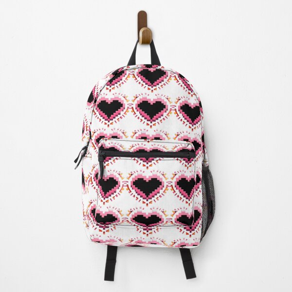 Item preview, Classic Pixelated Love Heart with Burst Effect and Vibrant Colors designed and sold by KreaDesignOne.