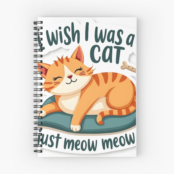 Item preview, I Wish I Was a Cat - Funny Sticker designed and sold by JossDesign15.