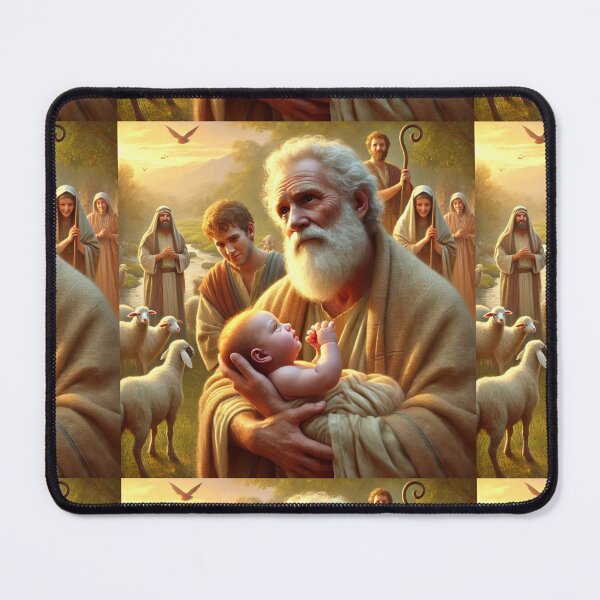 Item preview, "And Seth Lived an Hundred and Five Years, and Begat Enos" – The Birth of Enos Verse: Genesis 5:6 (KJV) designed and sold by Meta2Physical.