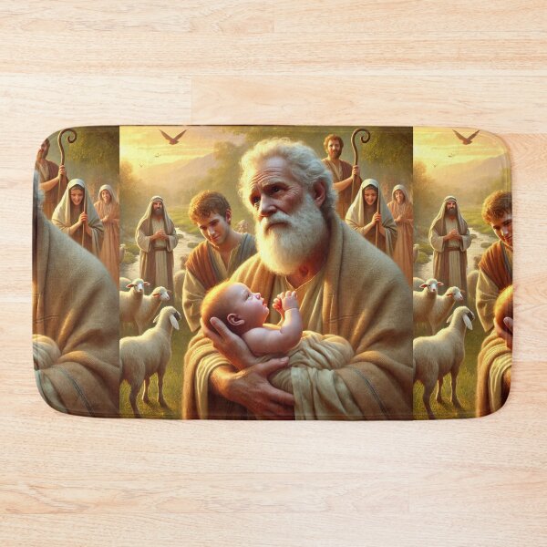 Item preview, "And Seth Lived an Hundred and Five Years, and Begat Enos" – The Birth of Enos Verse: Genesis 5:6 (KJV) designed and sold by Meta2Physical.