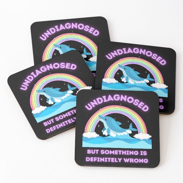 Item preview, Undiagnosed Dolphin Rainbow: for Dark Colors designed and sold by LongHaulHumor.
