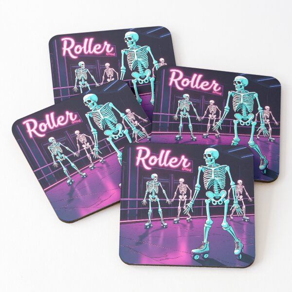 Item preview, Roller Ghoul | Spooky Roller Skating Fun | Halloween-Inspired Roller Skate Design | Haunted Roller Skating Vibes designed and sold by PaintedPixels01.