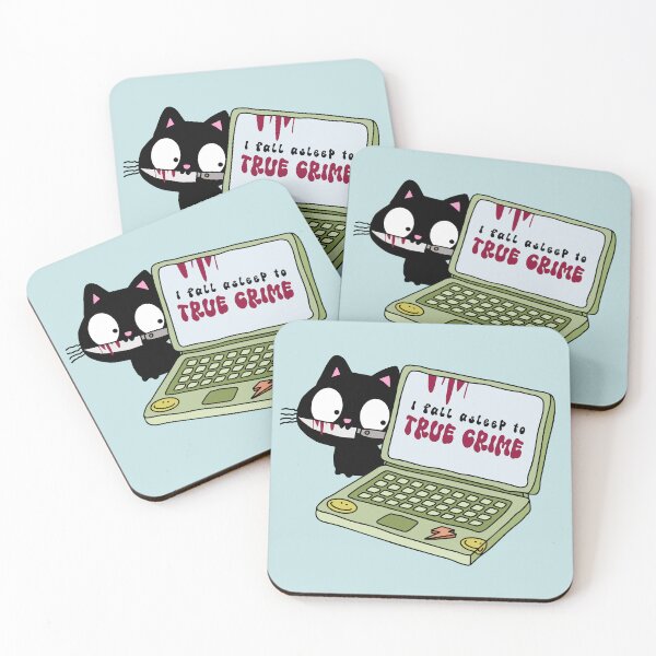 Item preview, I fall asleep to true crime designed and sold by FatBirdie.