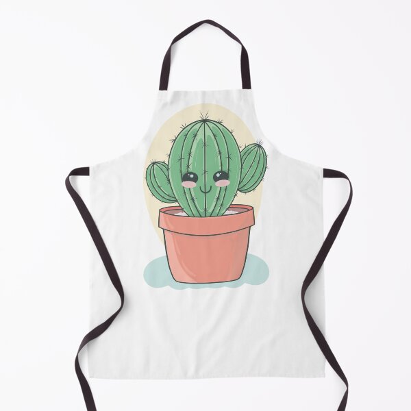 Item preview, Happy cactus in a terracotta pot designed and sold by Fox Swell Media.