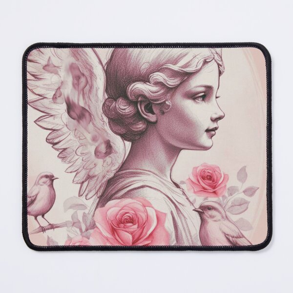 Item preview, Ethereal Angel Art, Celestial & Nature-Inspired Design designed and sold by Cadsdiva.