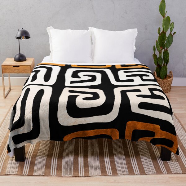 Item preview, African Mudcloth Pattern – Traditional Bohemian Textile Design designed and sold by Timegraf.
