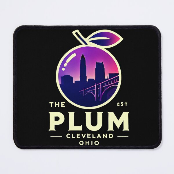 Item preview, The Plum – Cleveland, Ohio Retro Logo designed and sold by Retro Kingdom Boutique.