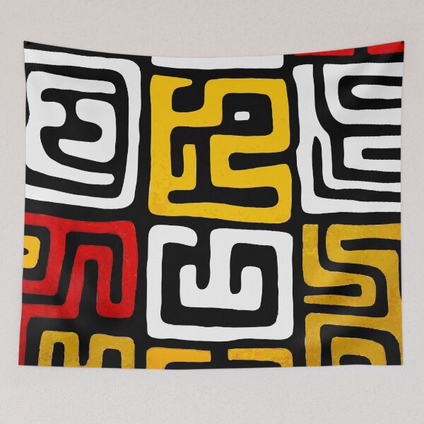 Item preview, African Mudcloth Pattern – Traditional Bohemian Textile Design designed and sold by Timegraf.