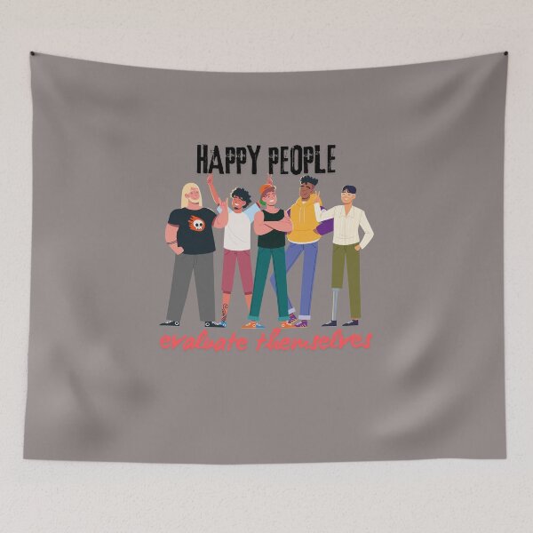 Item preview, Happy People evaluate themselves designed and sold by wiseblacksheep.