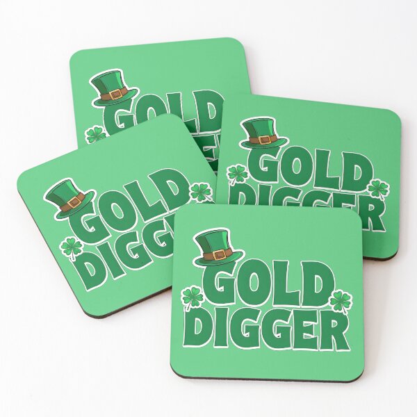 Item preview, St. Patrick's Day Irish Gold Digger designed and sold by Artflow Pixel Studios.