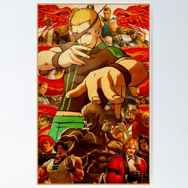 Item preview, Ramón Arcade Retro King of Fighters Gaming Art designed and sold by Back2Collage.