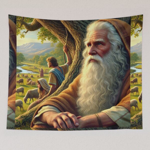 Item preview, "And Enos Lived After He Begat Cainan Eight Hundred and Fifteen Years" – The Longevity of the Righteous Verse: Genesis 5:10 (KJV) designed and sold by Meta2Physical.