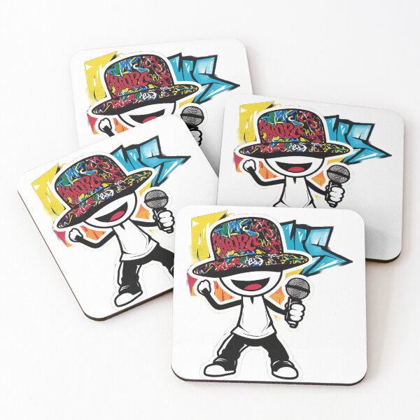 Item preview, HIP Hop Artist Rapper With Mic designed and sold by SteezeeStore.