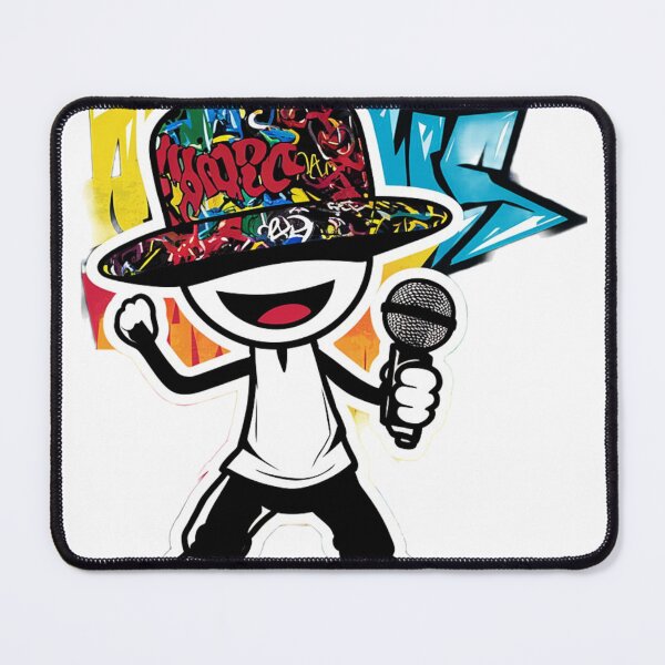 Item preview, HIP Hop Artist Rapper With Mic designed and sold by SteezeeStore.