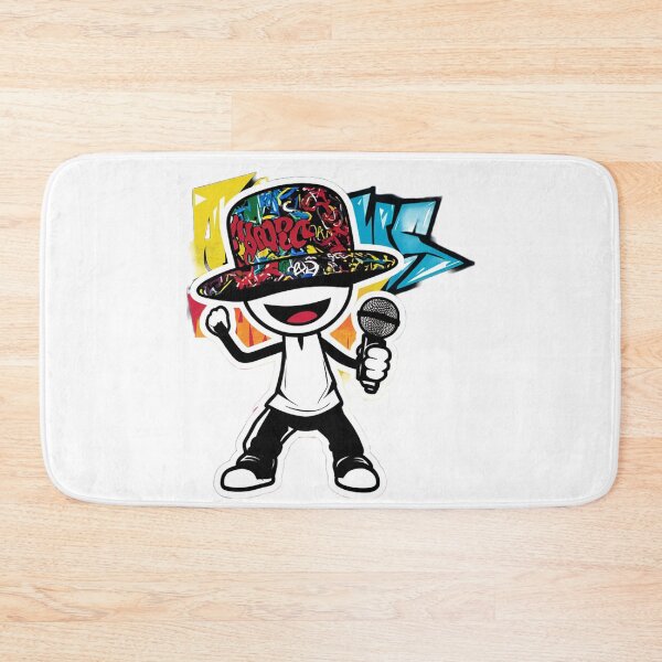 Item preview, HIP Hop Artist Rapper With Mic designed and sold by SteezeeStore.