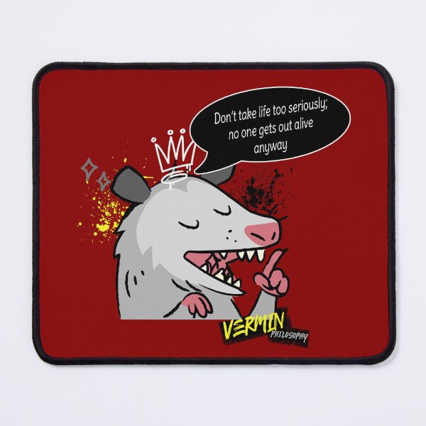 Item preview, Vermin Philosophy: Witty Rodent Cartoon designed and sold by urban-hillbilly.