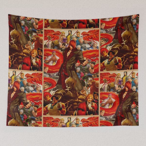 Item preview, Iori Yagami Arcade Retro King of Fighters Gaming Art designed and sold by Back2Collage.