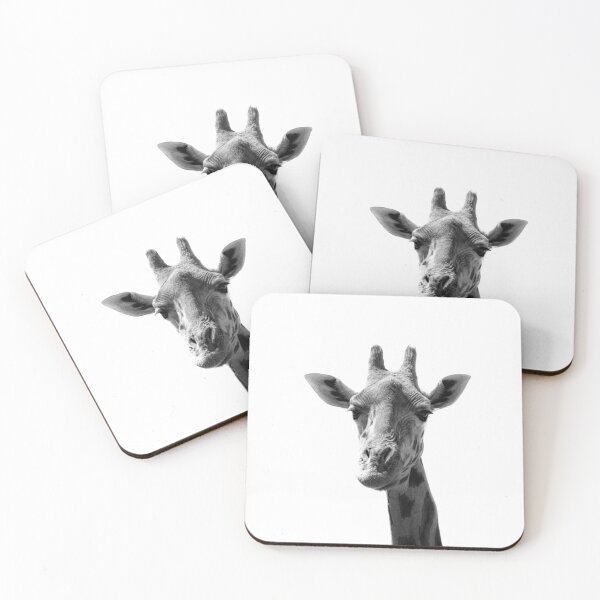 Item preview, Fine art Giraffe - Black & White designed and sold by LMKphotography.
