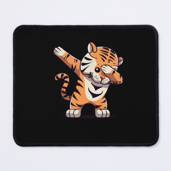 Item preview, Tiger Dabbing Dancing Dab Dance Funny Animal Lover Graphic Art designed and sold by Dressed For Duty.