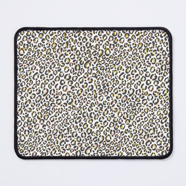 Item preview, Peach and gold glitter leopard print designed and sold by Fox Swell Media.
