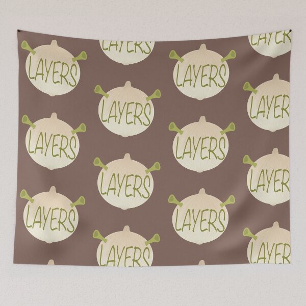 Item preview, “Layers” - Shrek Onion designed and sold by Drop-Dead Lawrence.