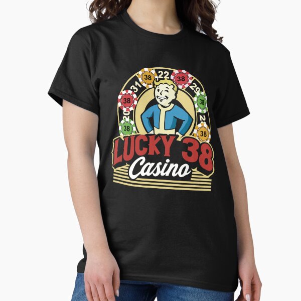 Vista previa del artículo con la obra «Fallout New Vegas: 38 de la suerte», diseñado y vendido por ChunkByChunk.