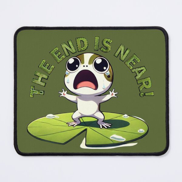 Item preview, Dramatic Frog "The End is Near! designed and sold by Raha-Art .