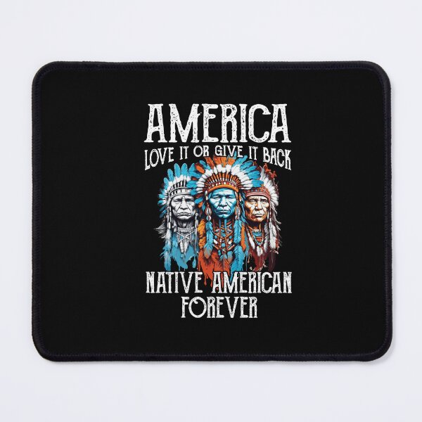 Item preview, America Love It Or Give It Back Native American Heritage Month designed and sold by Dressed For Duty.