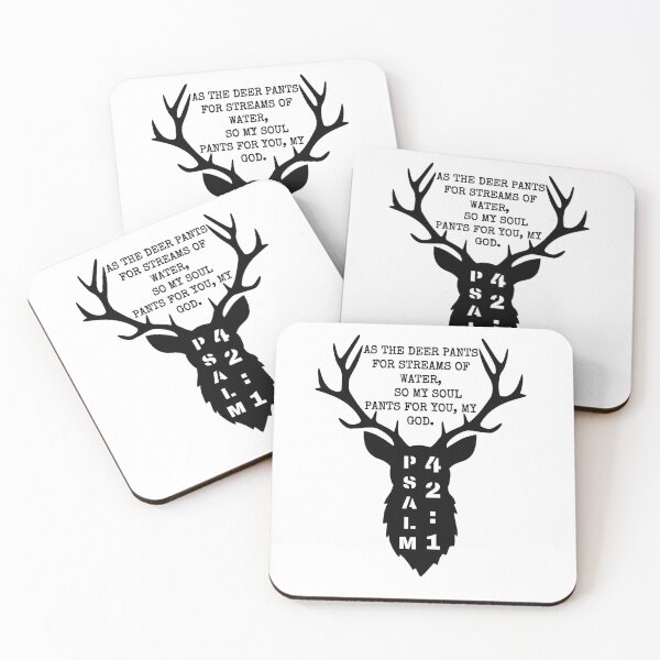 Item preview, Psalm 42: 1 - Bible verse, Christian design  designed and sold by MoriaStore.