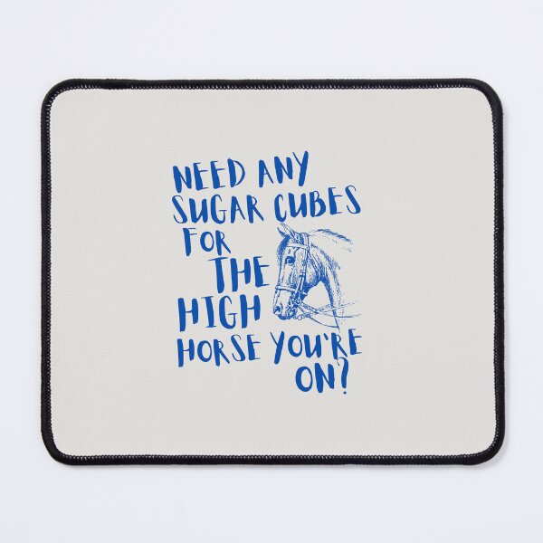 Item preview, “Get Off Your High Horse” Trendy Wall Art – Chic Apartment & Dorm Poster designed and sold by Stickers by @molllyclare.