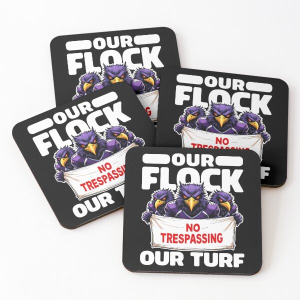 Item preview, OUR FLOCK, OUR TURF - FOOTBALL RAVENS GIFT designed and sold by KEF Custom.