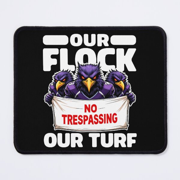 Item preview, OUR FLOCK, OUR TURF - FOOTBALL RAVENS GIFT designed and sold by KEF Custom.