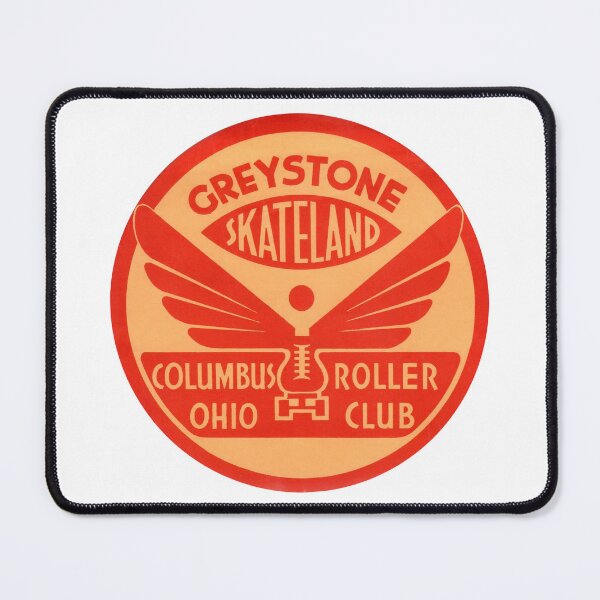 Item preview, Greystone Skateland Columbus Ohio Roller Club Roller Skating Rink Sticker Decal Label Design 2 designed and sold by tislord.
