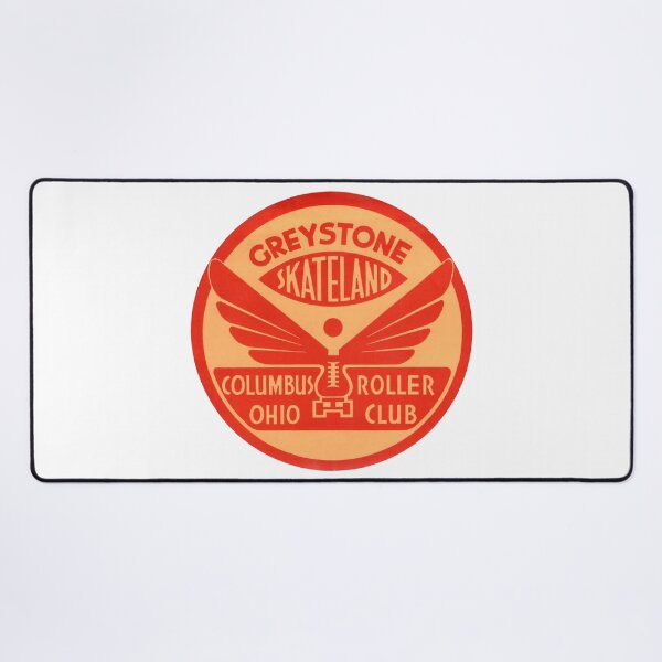 Item preview, Greystone Skateland Columbus Ohio Roller Club Roller Skating Rink Sticker Decal Label Design 2 designed and sold by tislord.