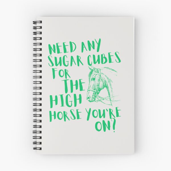 Item preview, “Get Off Your High Horse” Trendy Wall Art – Chic Apartment & Dorm Poster designed and sold by Stickers by @molllyclare.