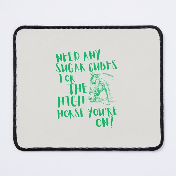 Item preview, “Get Off Your High Horse” Trendy Wall Art – Chic Apartment & Dorm Poster designed and sold by Stickers by @molllyclare.