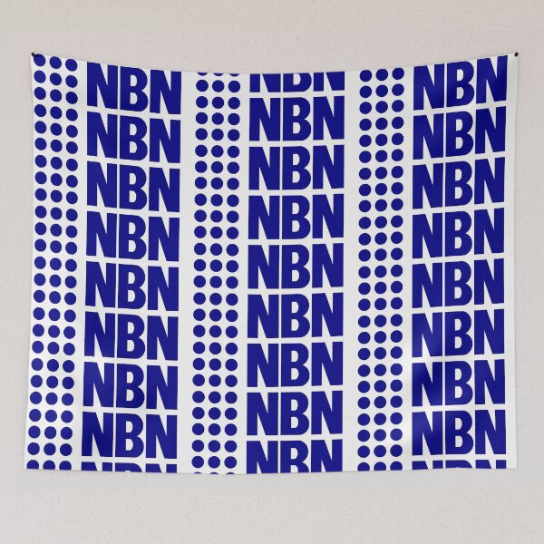 Item preview, NBN Television 1990s (Blue) designed and sold by GoalieTurtle.